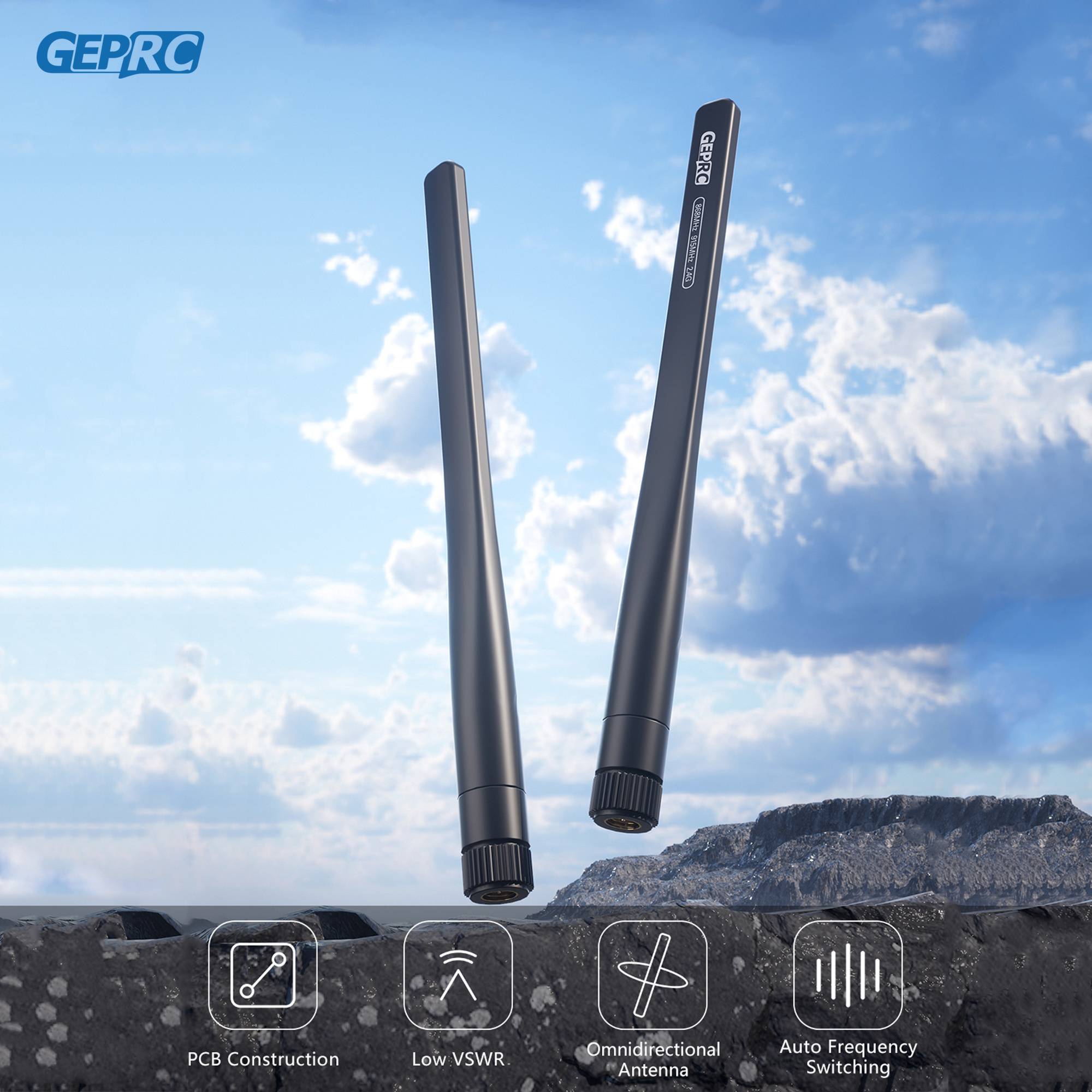 Drone Control Stick - GEPRC 868MHz 915MHz 2.4G Tri-Band Stick