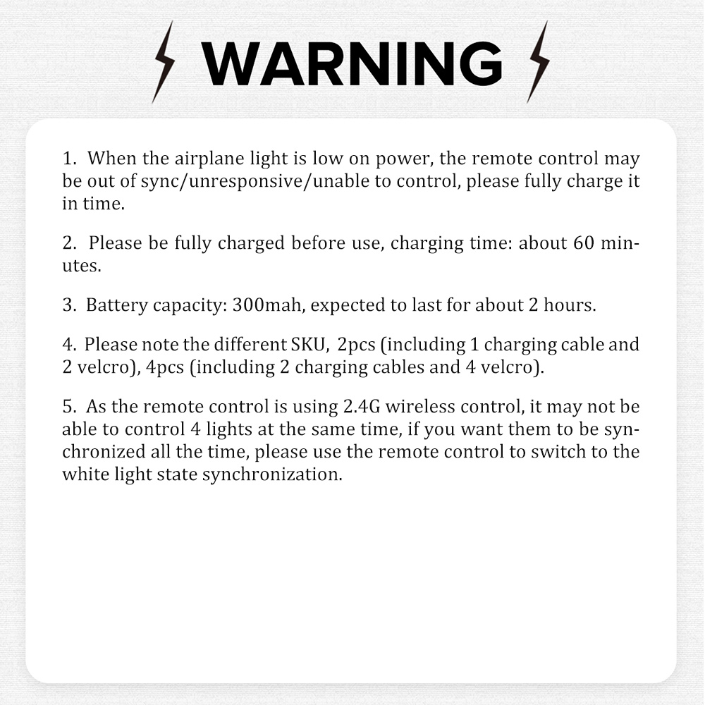 2PCS/4PCS Wireless LED Drone S – обзор и цена Drone Strobe Light