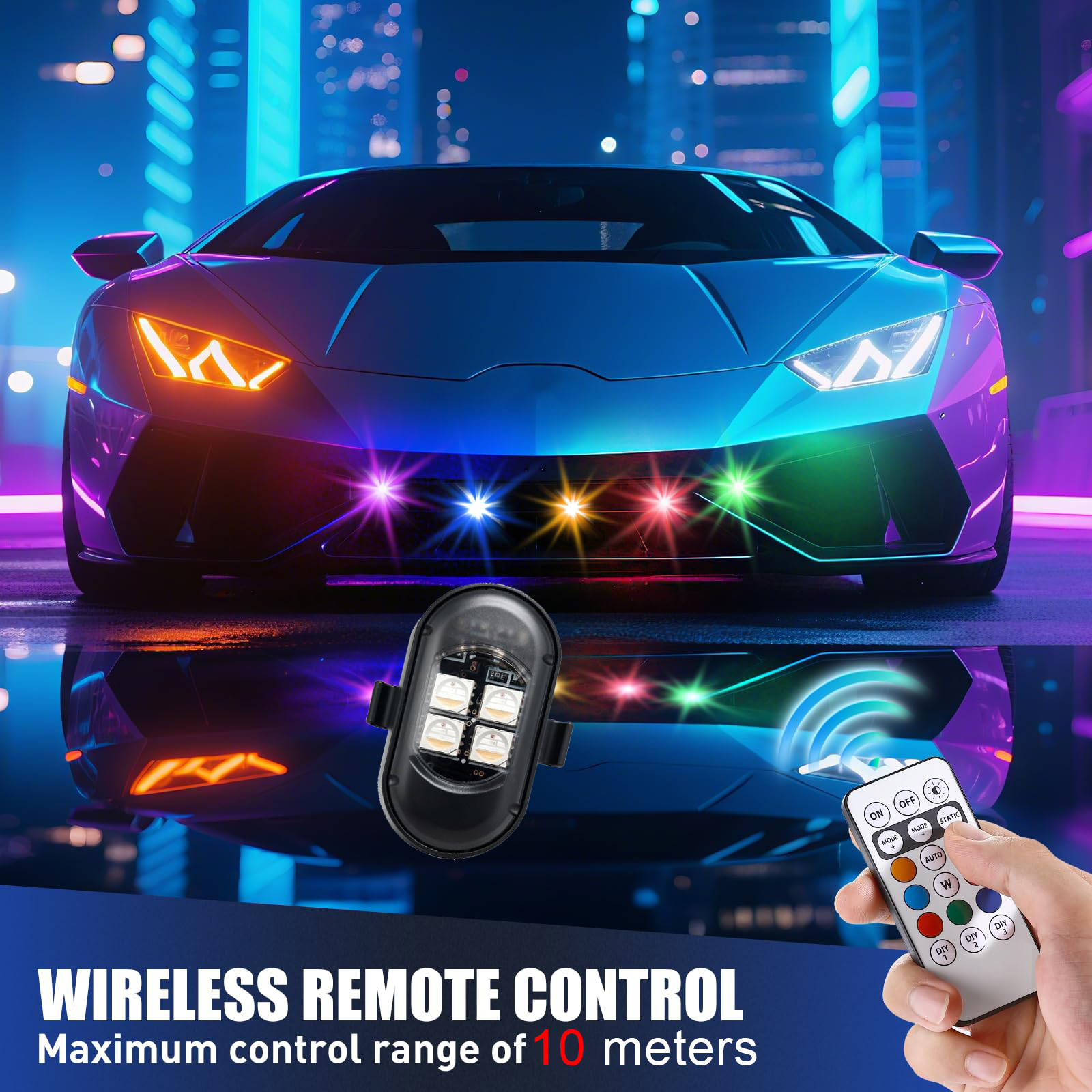 Upgraded 4LEDs Wireless LED St – обзор и цена Drone Strobe Light