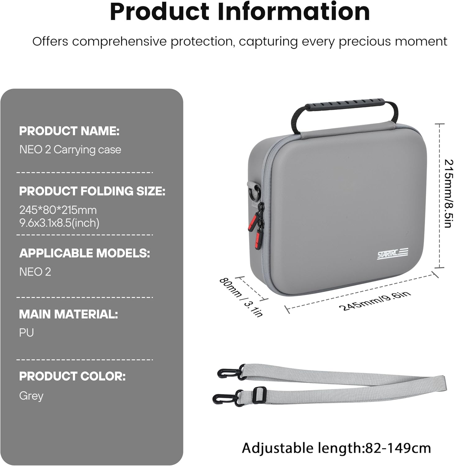 STARTRC Neo 2 Portable PU Shou – обзор и цена Drone Carrying Case