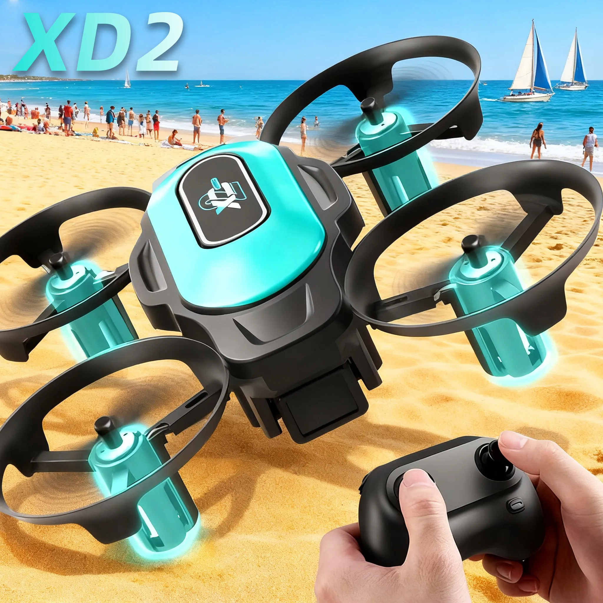 XD2 Mini Drone, 360° Stunt Fli – обзор и цена Drone Beacon Light