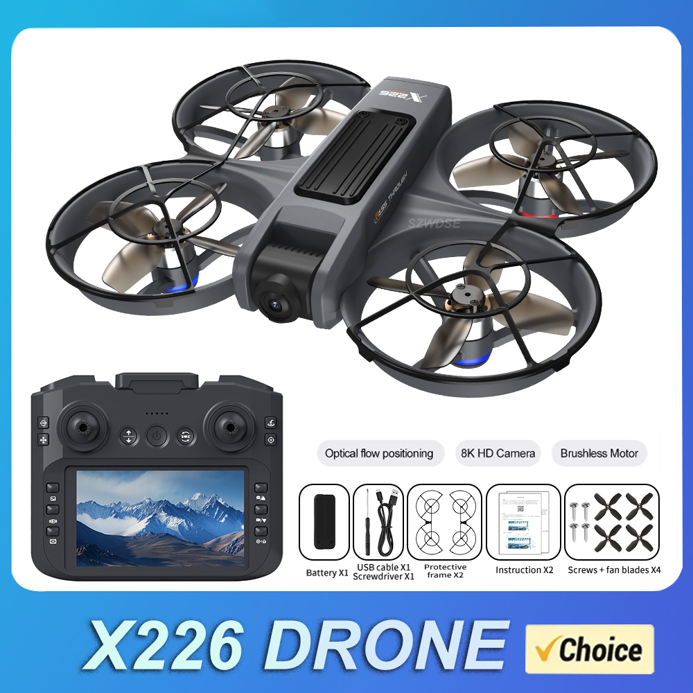 NEW X226 RC Drone 2.4G 5G WIFI – обзор и цена Drone Controller Screen
