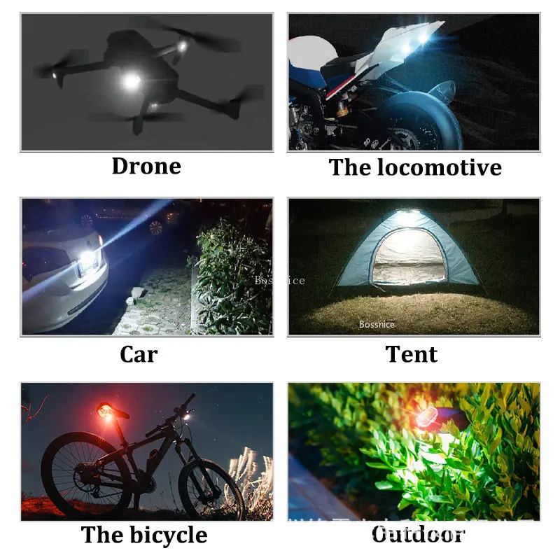 1/2Pcs Wireless LED Strobe Lig – обзор и цена Drone Strobe Light