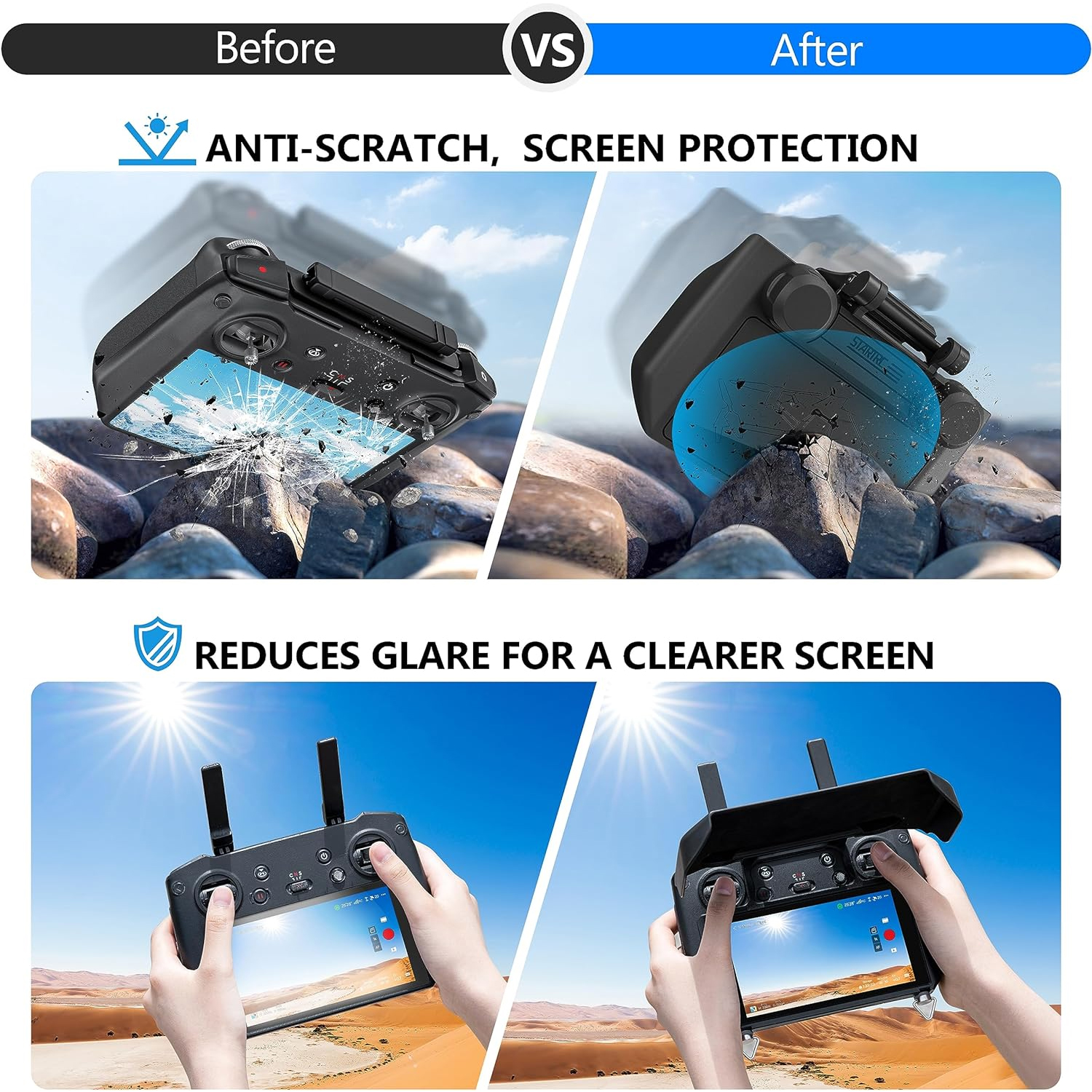 2-in-1 Sun Hood & Joystick Cov – обзор и цена Drone Sun Shade