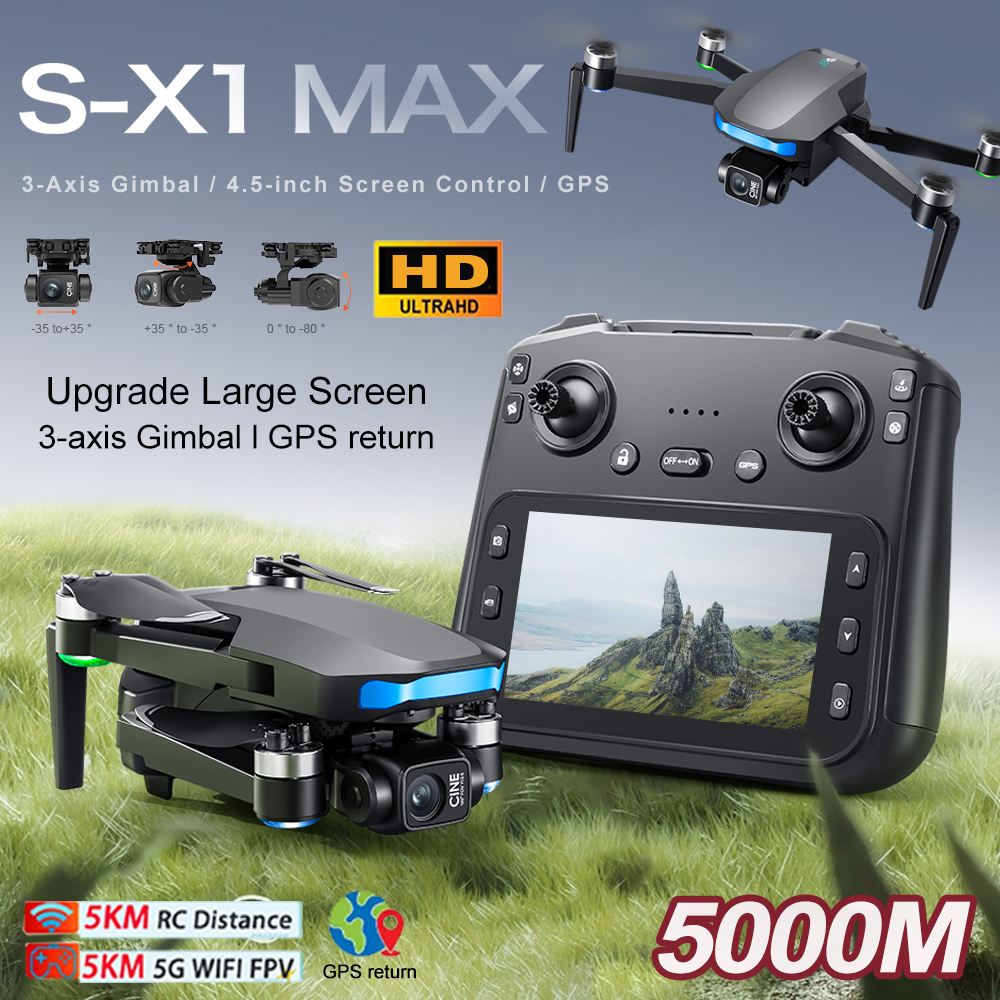 New S-X1 MAX Drone GPS 8K Prof – обзор и цена Drone Battery Adapter